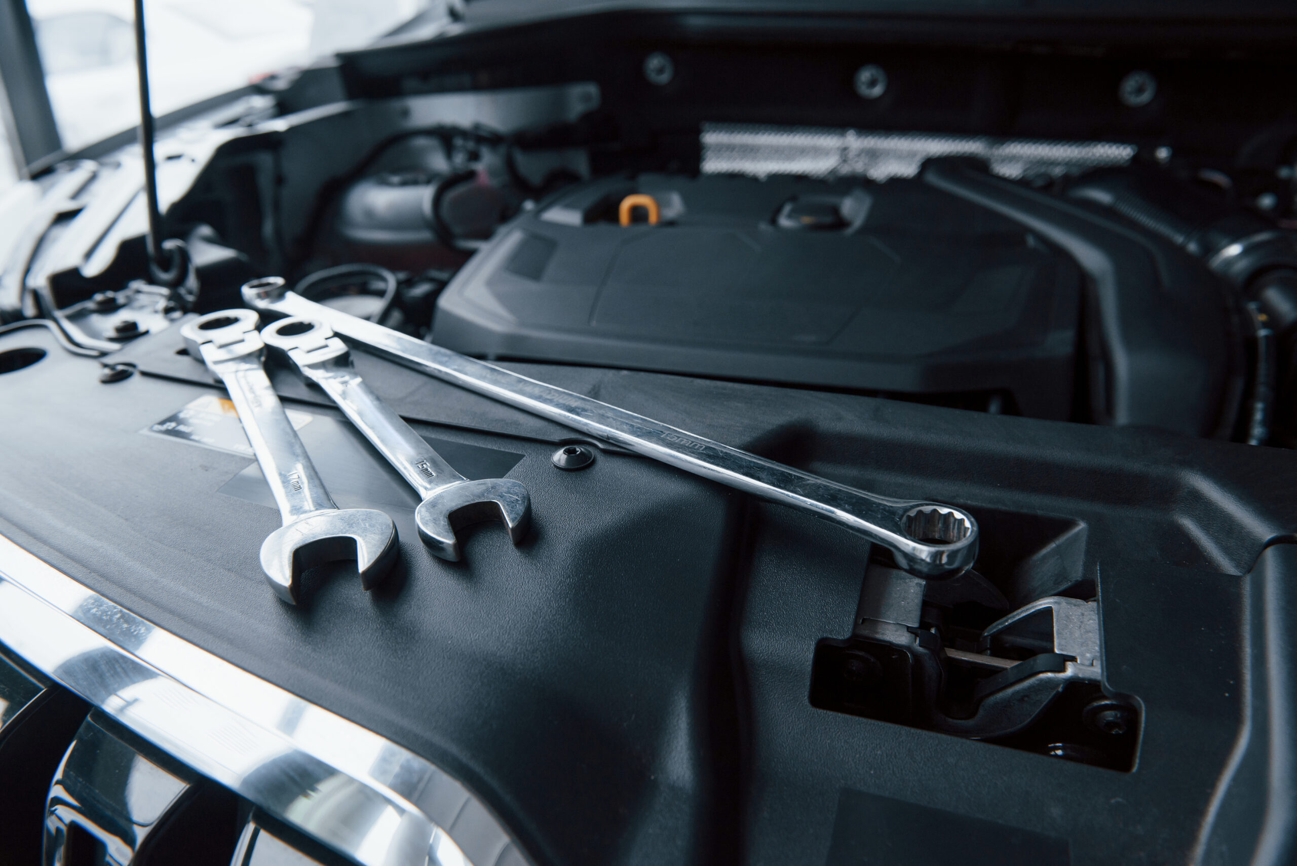 Motorinspektion und Wartung